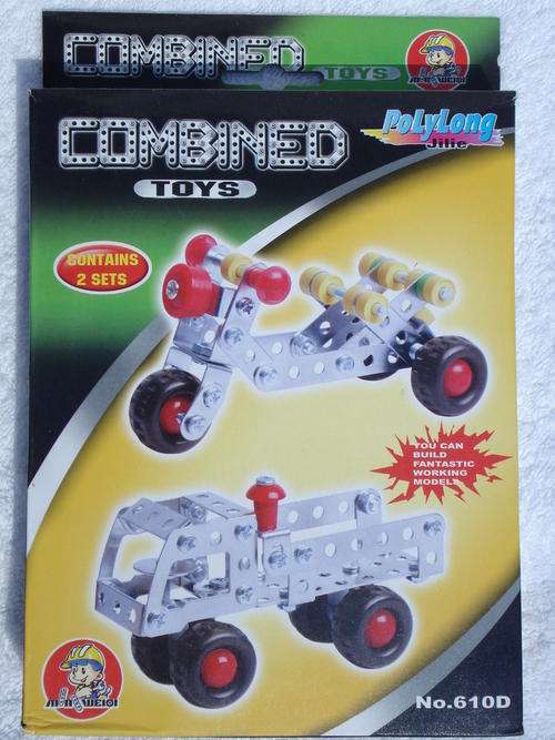 Meccano Style - 2pc Bike & Truck Set!!