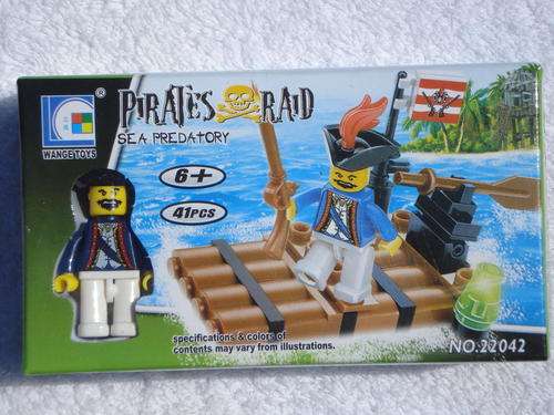 Lego Style Blocks - Pirates Raid: Sea Predatory!! (41pcs!!)
