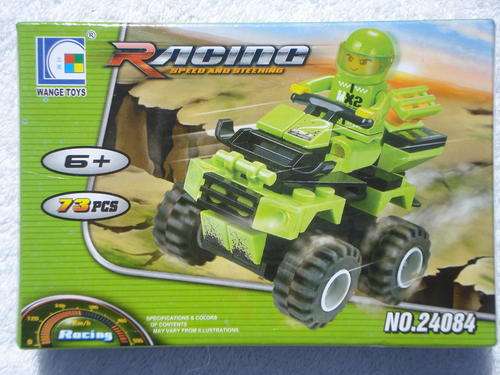 Lego Style Blocks - Quad Bike Racing!! (73pcs!!)