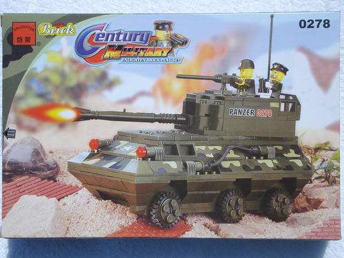 Lego Style Building Blocks - Panzer Tank!!!