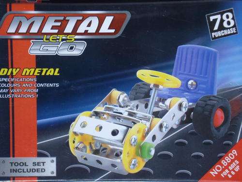 Meccano Style 'Steam Roller'!! 78pcs!!