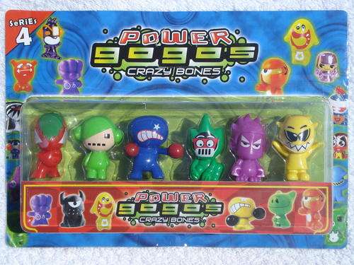 Power Gogos - Crazy Bones: Pack of 6!!!!
