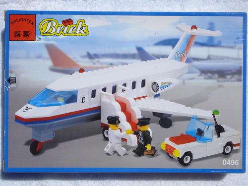 Lego Style Building Blocks: Jet Airplane + Space Shuttle!!!