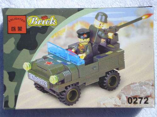 Lego Style Building Blocks - Army Jeeps!!!