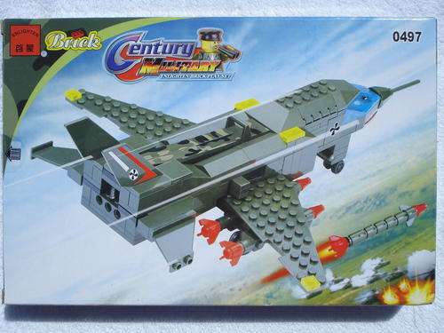 Lego Style Building Blocks - Super Jet Fighter!!!