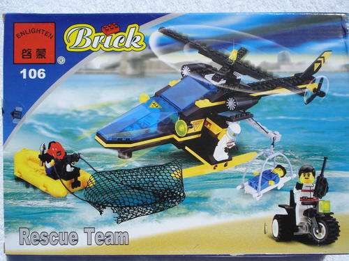 Lego Style Building Blocks - Super Rescue Team!!!