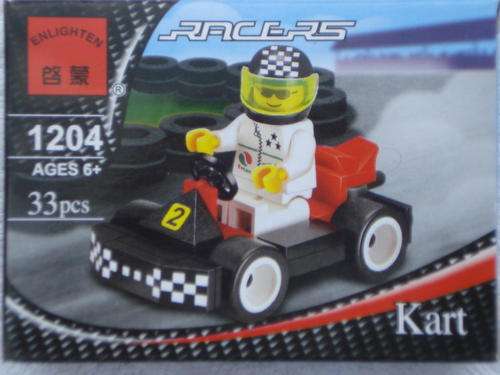 Lego Style Blocks - Mini Go-Kart!!!