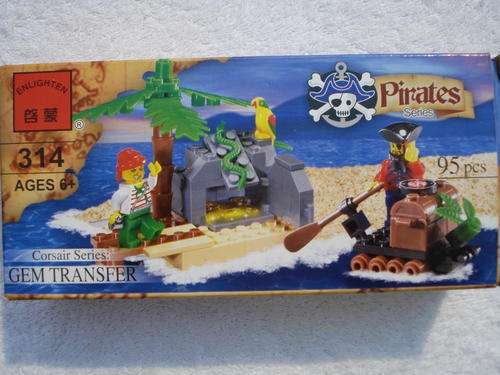 Lego Style Blocks - Pirates Series: Gem Transer!! (95pcs!!!)