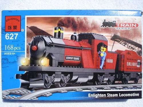 Lego Style Train - Steam Locomotive (168pcs!!!)