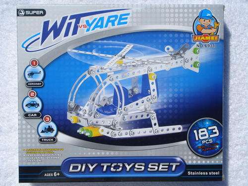 Meccano Style 'Helicopter'!! 183pcs!!