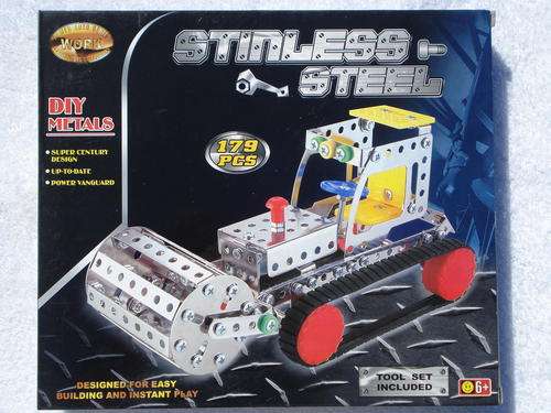 Meccano Style 'Road Roller'!! 179pcs!!