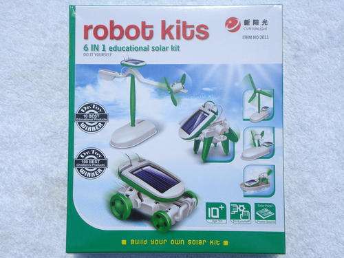 ROBOT KITS: 6-IN-1 Educational Solar Kit!!!