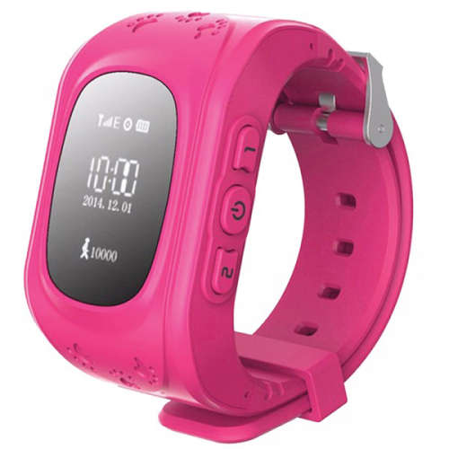 Q50 Kids GPS Tracker Smart Watch - Pink