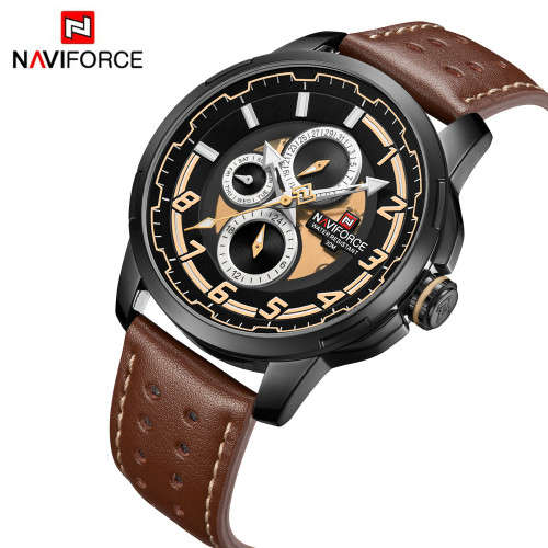 *CLEARANCE SALE* NAVIFORCE 9142 Watch With Genuine Leather Band