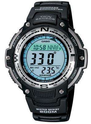 Casio Men's Outgear Twin Sensor, Digital Compass, Thermometer, 200M Water Resistant Watch
