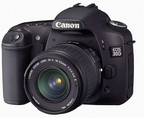 Bargain Canon EOS 30D kit EFS18-55mm Charger and 8GB Memory card