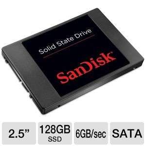 SanDisk  2.5" 128GB SSD SATA 6.0Gbps (Solid State Drive)