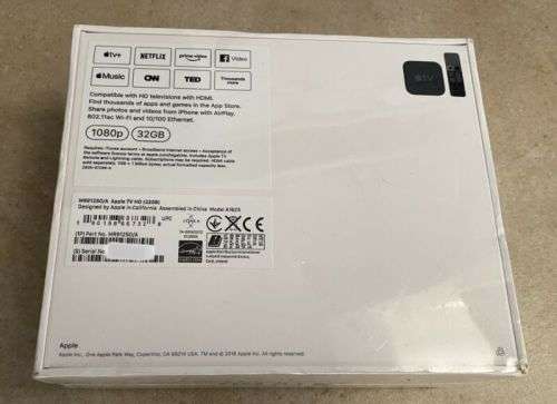 Apple TV Sealed HD 1080P HD 32GB - 4th Gen