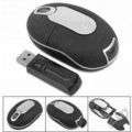 WIRELESS USB RF WHEEL OPTICAL MOUSE PC/LAPTOP