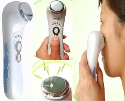 Ultrasonic Face Beauty Device - Ultrasound Therapy, magnotherapy, Vibration Massage