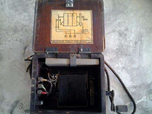Old antique generator of some sorts according to label in box