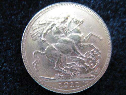 1911 British Gold Sovereign @ R1 Start