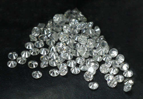 Natural Loose Diamond Round G-H Color I1 I3 Clarity 0.70 To 0.80 MM