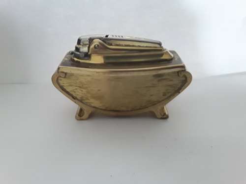 Vintage Solid Brass Table Lighter by Ronson of England