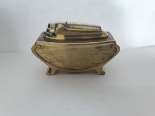 Vintage Solid Brass Table Lighter by Ronson of England