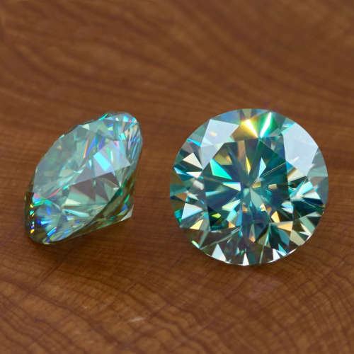 Brilliant 0.75 Ct Round Loose Ice Blue Color VVS Clarity Genius Moissanite