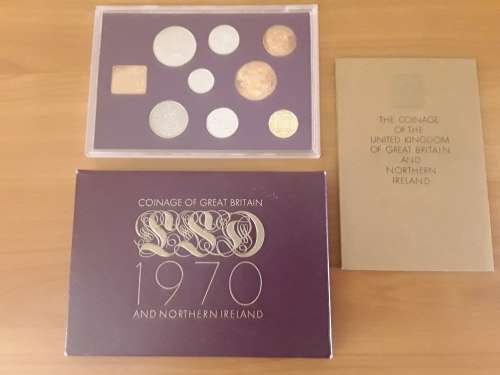 1970 Proof Set of Great Britain and Northern Ireland Mint Condition