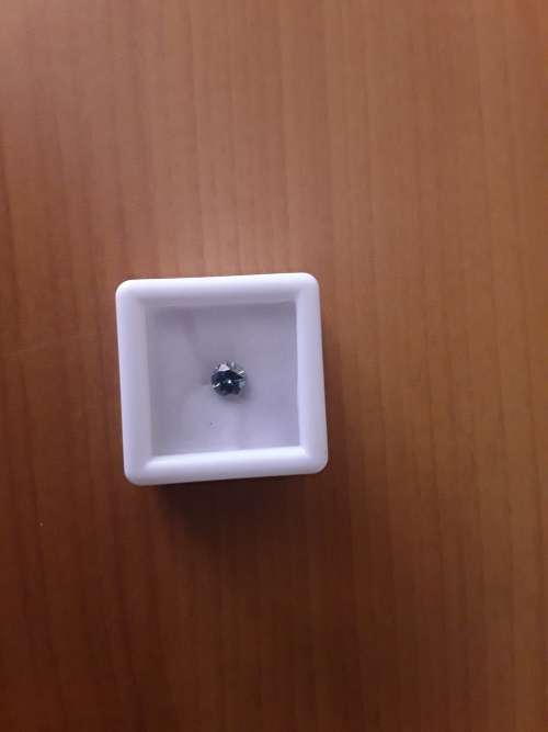 GENUINE 0.55CT LOOSE MOISSANITE BRILLIANT ICE BLUE, 1 RAND START