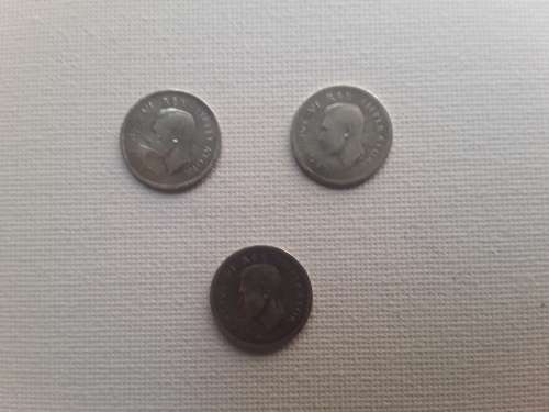 3 x 3D `Tiekkies` 1945, 1944, 1943
