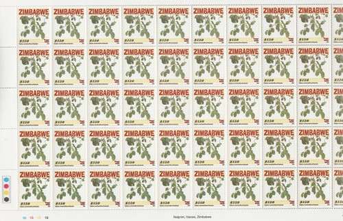 Zimbabwe "Inflation Period" full sheets, good catalogue value