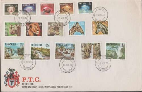 RHODESIA (1974 & 1978), 3RD & 4TH DEFINITIVE ISSUE FIRST DAY COVERS