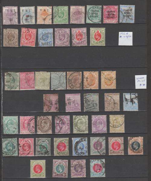 VRI, ORANGE RIVER COLONY, NATAL INCL CAPE OF GOOD HOPE, STUNNING SELECTION, SEE SCAN