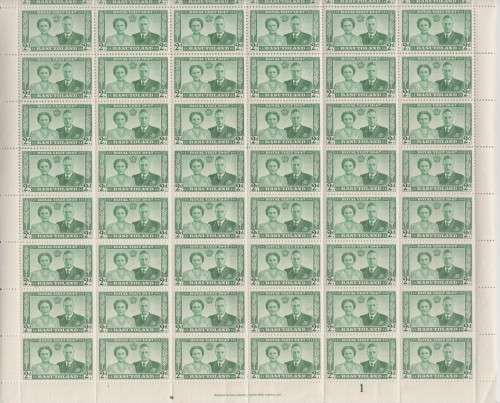 BASUTOLAND, FULL SHEETS, SOME FOLDING & SPLITTING OF PERFS, BOTTOM 2 ROW IMPRINTS INTACT, SEE SCANS