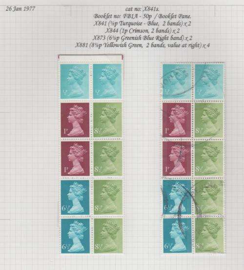 GB, SMALL SELECTION OF BOOKLETS & BOOKLET PANES, NICELY WRITTEN UP, MINT AND HINGED, IN BINDER