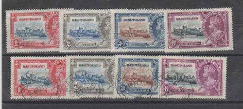 BASUTOLAND: SACC11-14, MINT AND USED, HINGED (LIGHTLY)