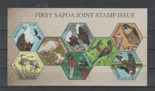 BOTSWANA - FIRST SAPOA JOINT STAMP ISSUE, BEAUTIFUL, MINT, CRISP AND CLEAN