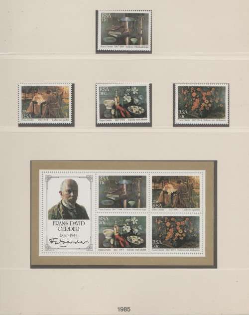 RSA - COLLECTION OF RSA ON LINDNER SHEETS IN ALBUM, SEE SCANS