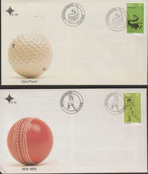 RSA - VARIOUS FDC FEATURING SPORT, SEE SCANS