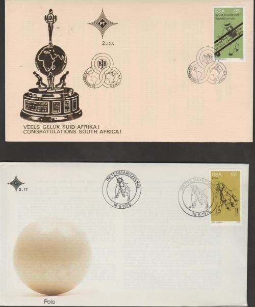 RSA - VARIOUS FDC FEATURING SPORT, SEE SCANS