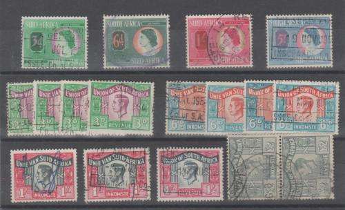 UNION - SELECTION OF REVENUE STAMPS, SEE SCANS