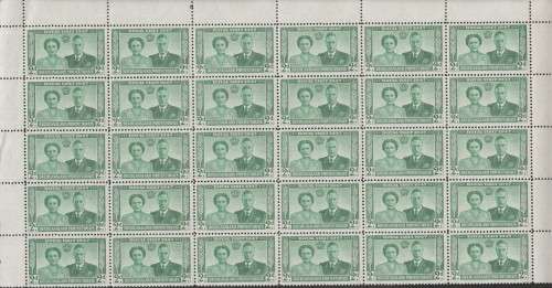 BECHUANALAND: SACC 127-130: TOP HALF OF SHEETS, MINT**, CV R960.00++