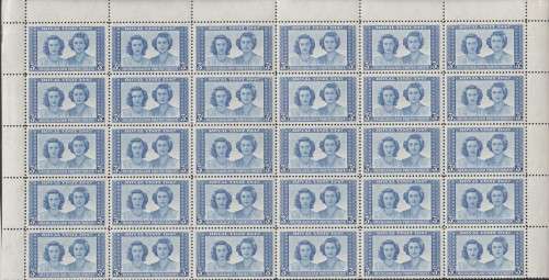 BECHUANALAND: SACC 127-130: TOP HALF OF SHEETS, MINT**, CV R960.00++