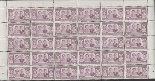 BECHUANALAND: SACC 127-130: TOP HALF OF SHEETS, MINT**, CV R960.00++