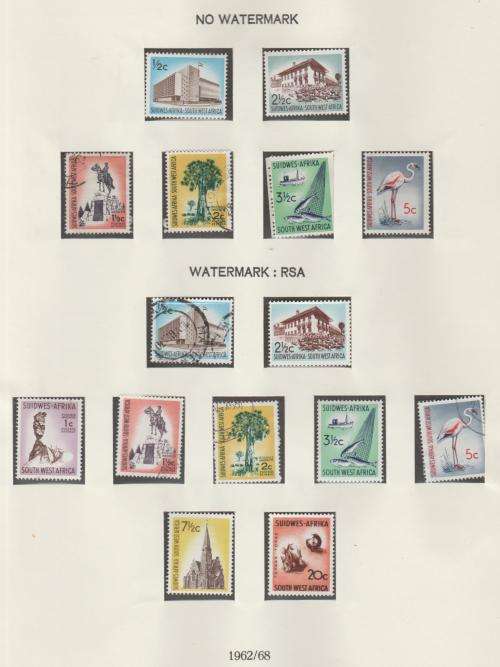 SWA: 1962/68: MINT AND USED: SEE SCANS