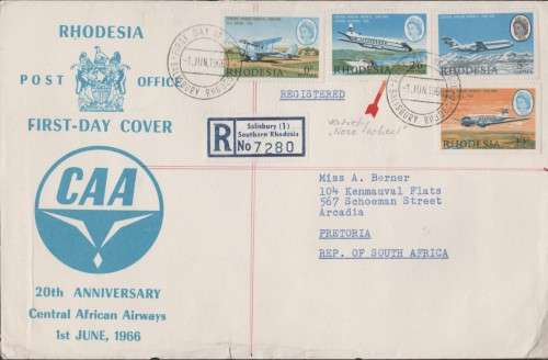 RHODESIA: FDC AND ENVELOPE: SEE SCANS