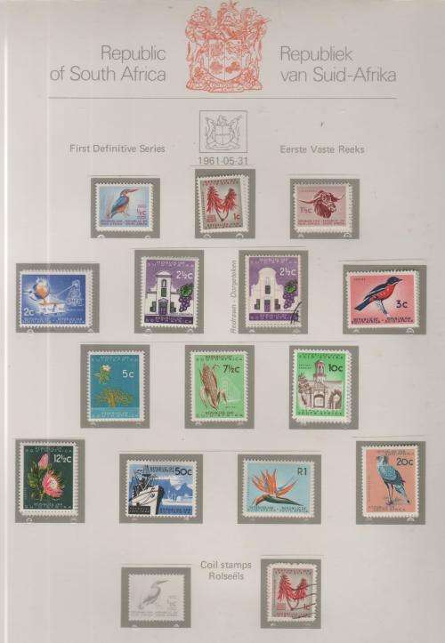 RSA: STUNNING COLLECTION ON PAGES : MINT ** : SEE SCANS